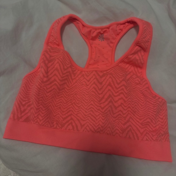 Neon Pink Reversible Seamless Sports Bra - Picture 3 of 4